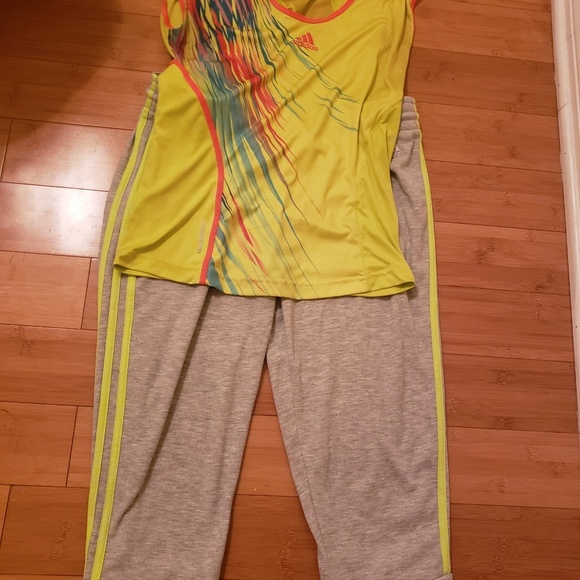 adidas Other - Adidas Shirt & Crop Leggings